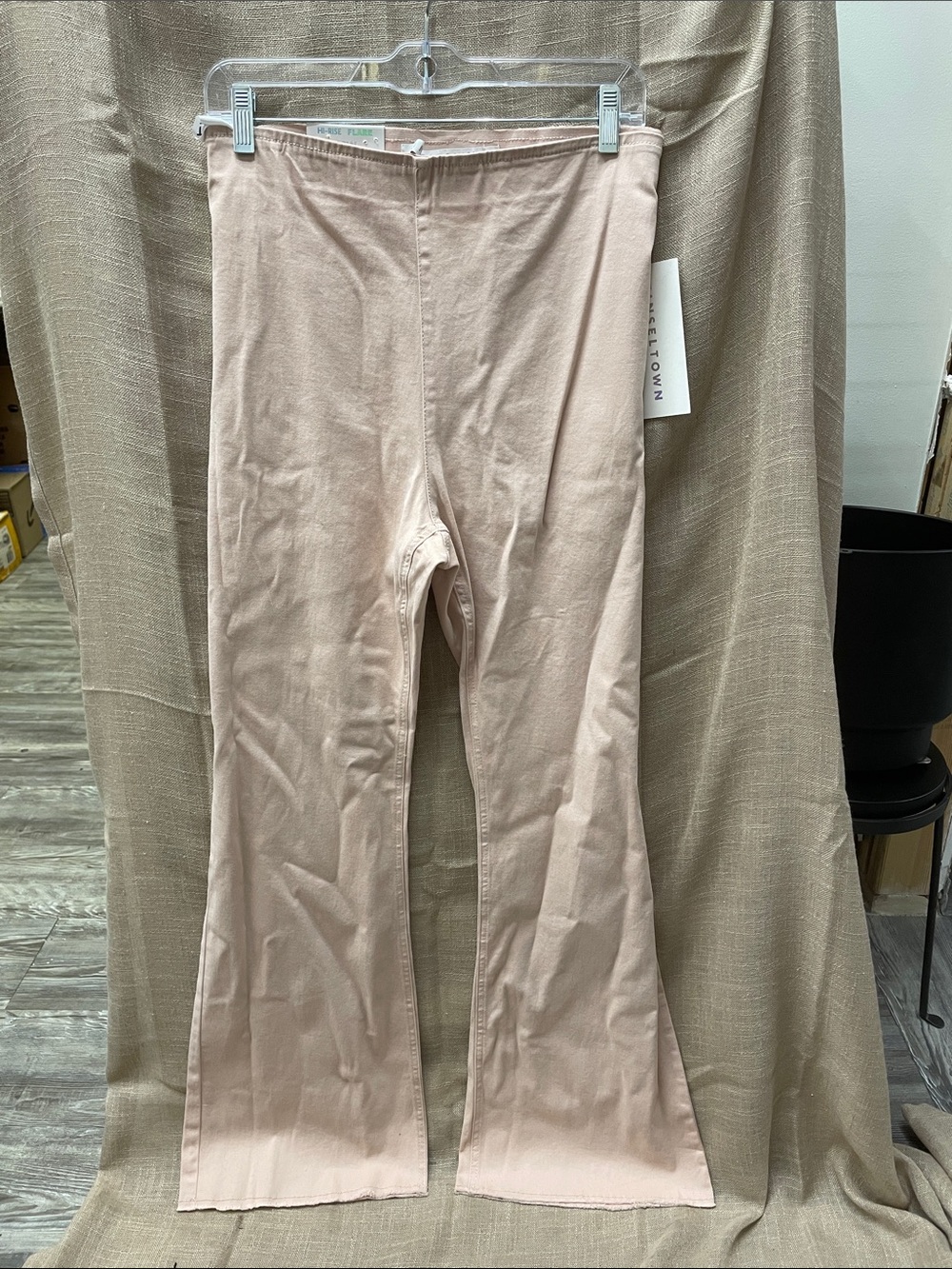 Tinsel Blush Pink Flare Pants